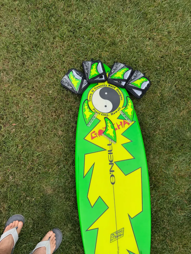 MT HAWAII RETRO 80'S AM1/AM2 LIMITED EDITION TRI SURFBOARD F - Image 7