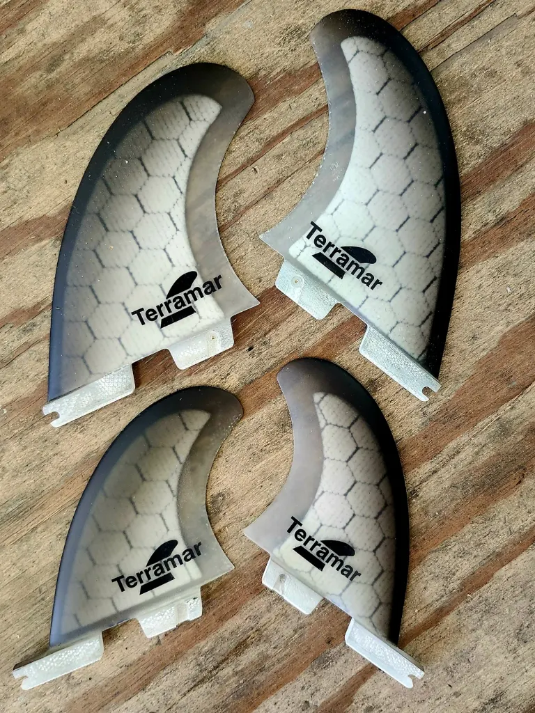 TERRAMAR SURFCO STRETCH QUAD SURFBOARD FINS..FACTORY DIRECT - Image 5