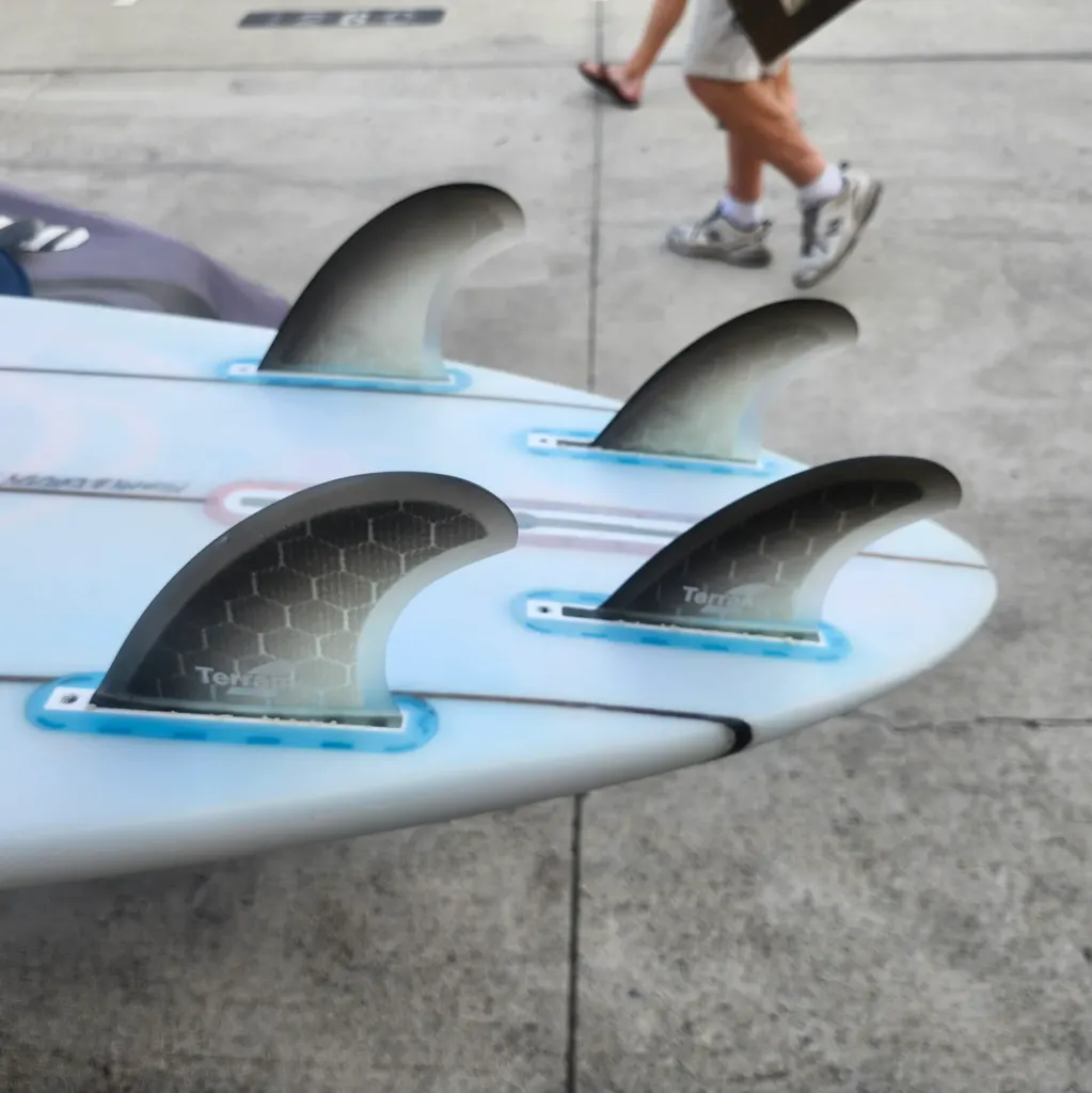TERRAMAR SURFCO STRETCH QUAD SURFBOARD FINS..FACTORY DIRECT - Image 1