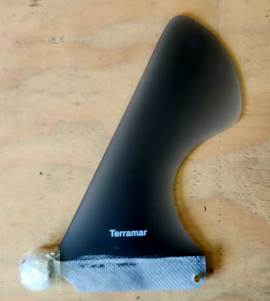 TERRAMAR SURFCO "HALF MOON" 2+1 ALL GLASS SURFBOARD FINS - Image 3