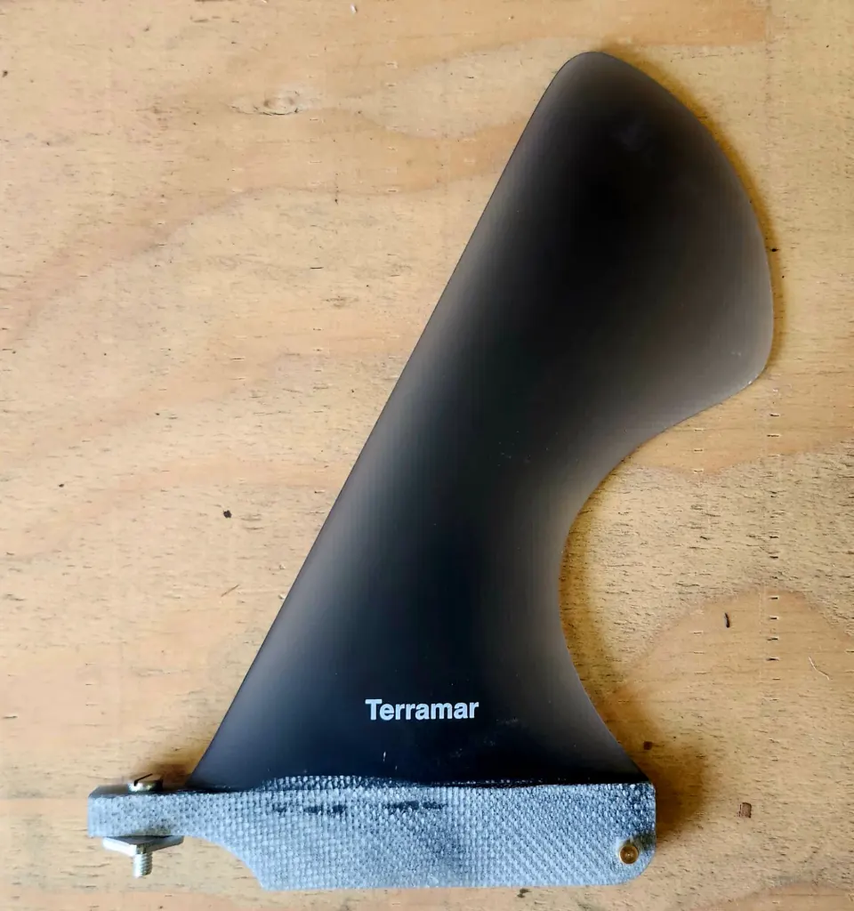TERRAMAR SURFCO "HALF MOON" 2+1 ALL GLASS SURFBOARD FINS - Image 6