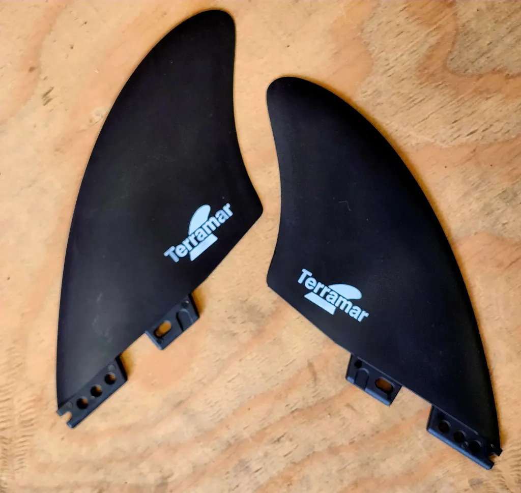 TERRAMAR SURFCO K2 GLASS FLEX TWIN SURFBOARD FINS - Image 1