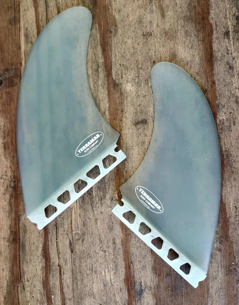 TERRAMAR SURFCO CC ALL GLASS SURFBOARD FINS..SINGLE TAB - Image 2