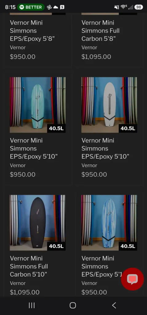 6'0" Vernor Mini Simmons - Image 4