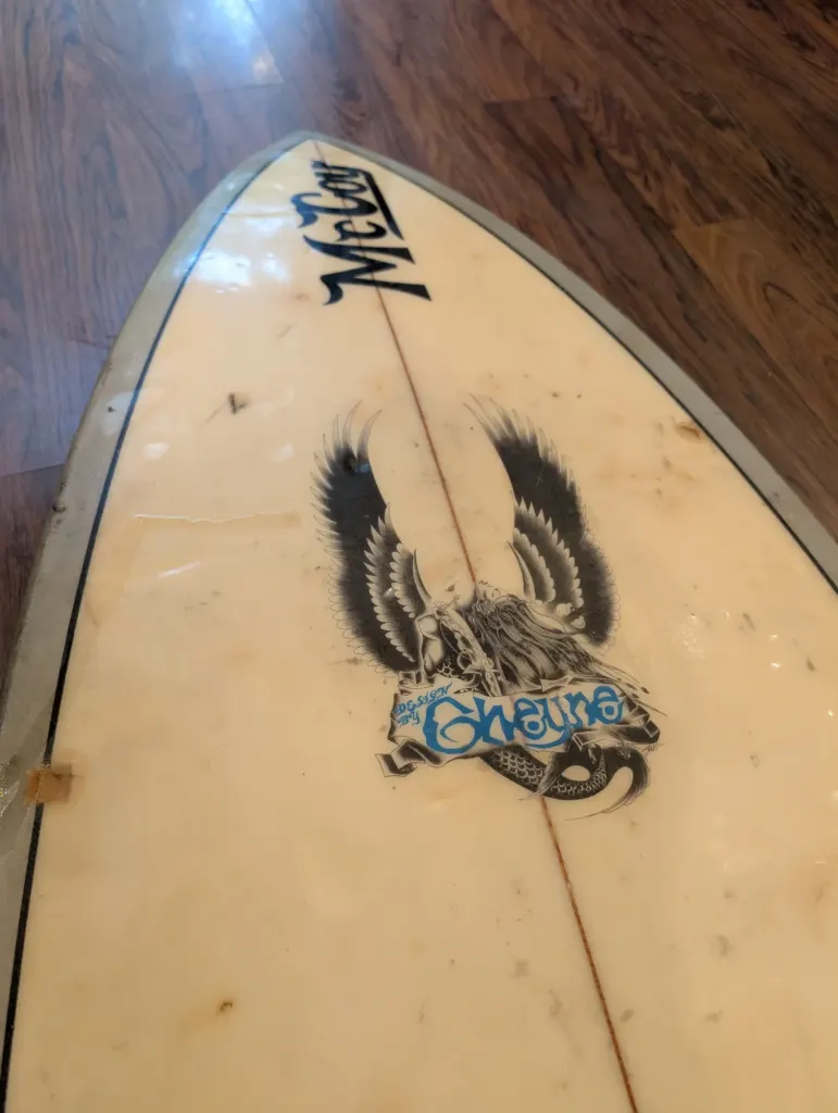 1983 McCoy / G&S Pacific Single Fin Surfboard - Image 4
