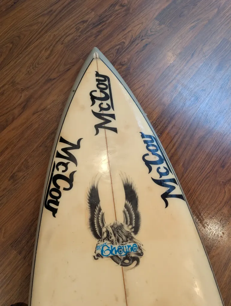 1983 McCoy / G&S Pacific Single Fin Surfboard - Image 9