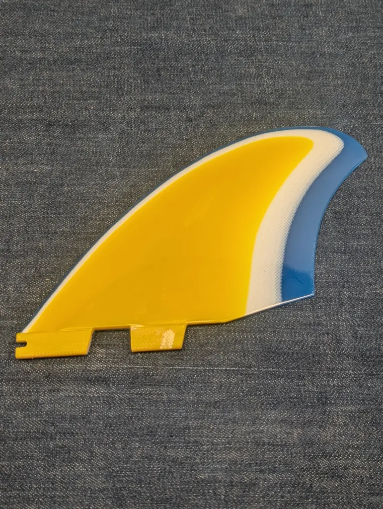 Twin Keel K3 Template 3 Color Fiberglass Fits FCS2 - Image 2