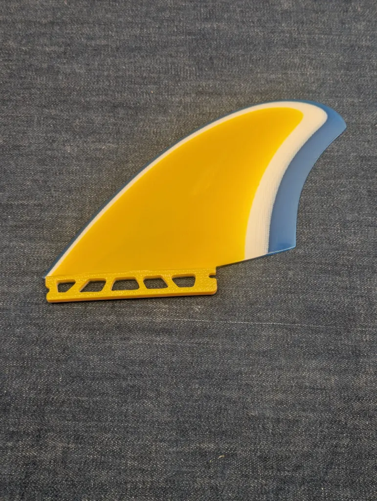 Twin Keel K3 Template 3 Color Fiberglass Fits Futures - Image 2