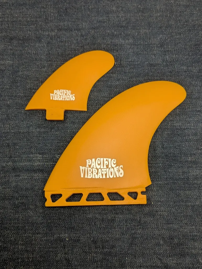 PACIFIC VIBRATIONS Twinzer Surfboard Fins FCS / Futures - Image 2