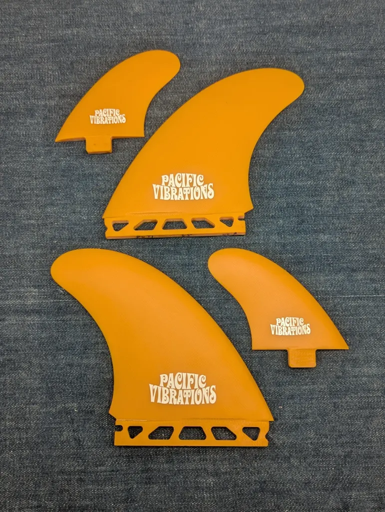 PACIFIC VIBRATIONS Twinzer Surfboard Fins FCS / Futures - Image 5