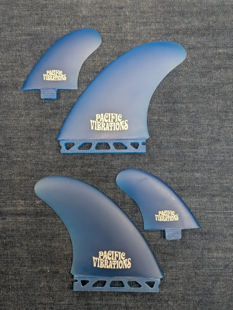 PACIFIC VIBRATIONS Twinzer Surfboard Fins FCS / Futures - Image 5