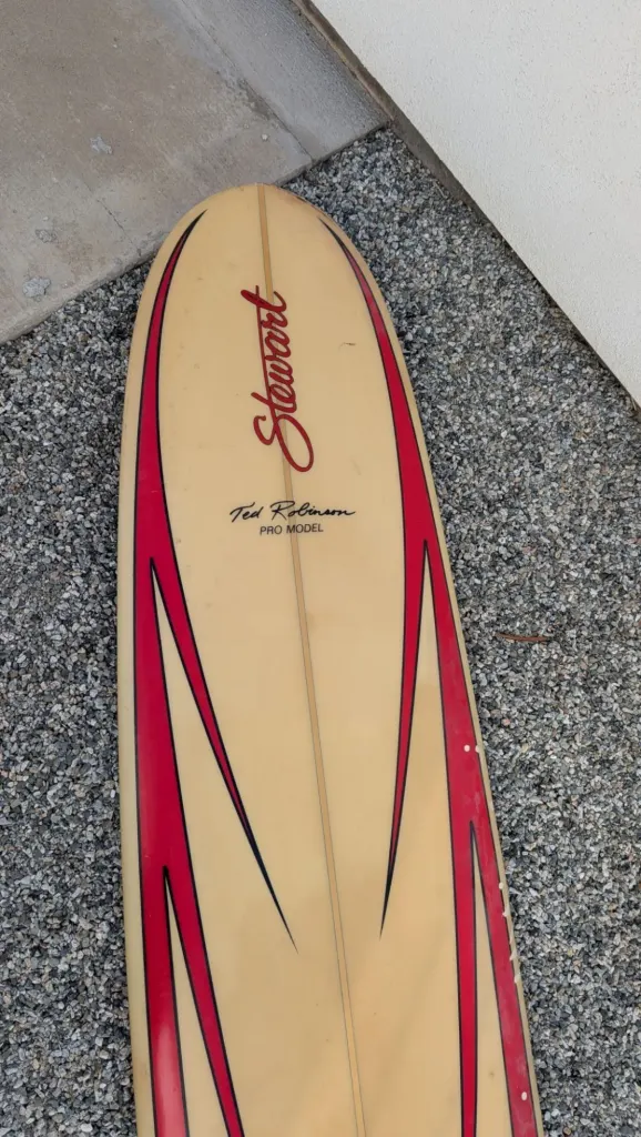 Stewart Surfboard Ted Robinson Pro Model Longboard - Image 8