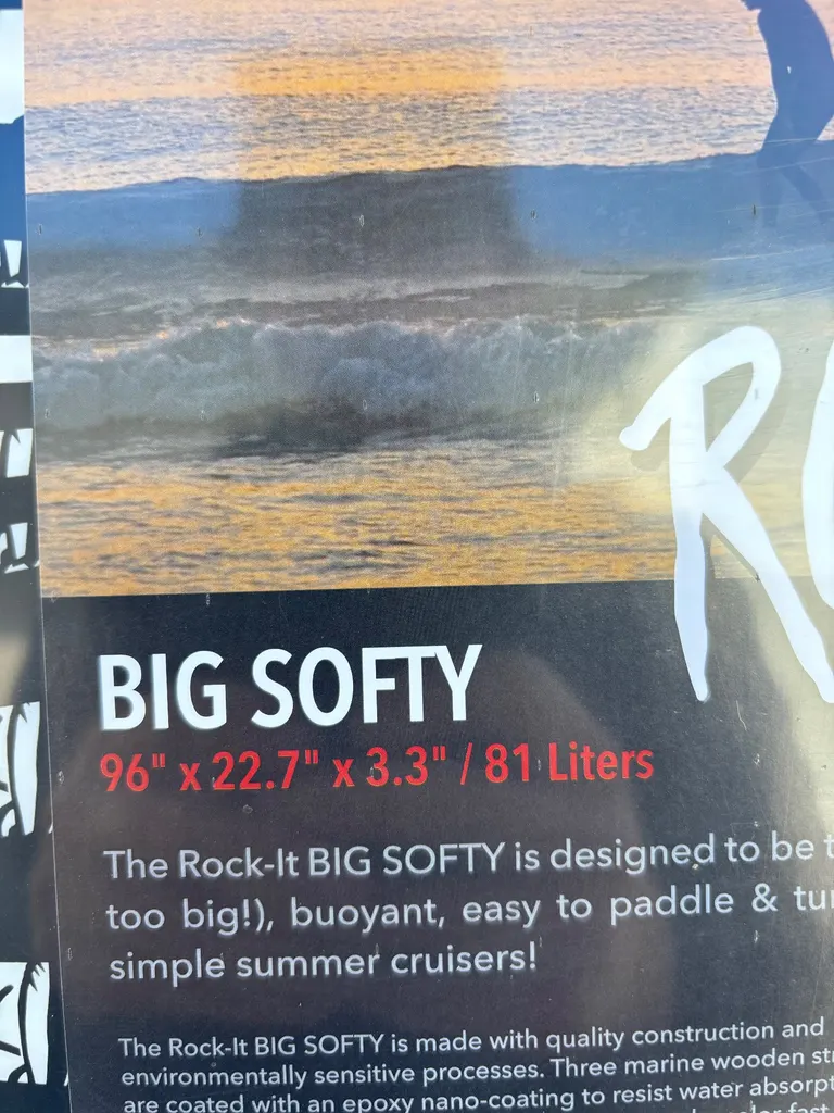 8’0 Softtop Surfboard By Rocket Surf (Red) - Image 4