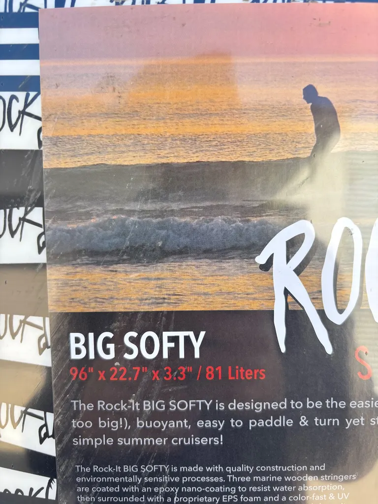 8’0 Softtop Surfboard By Rocket Surf - Image 7