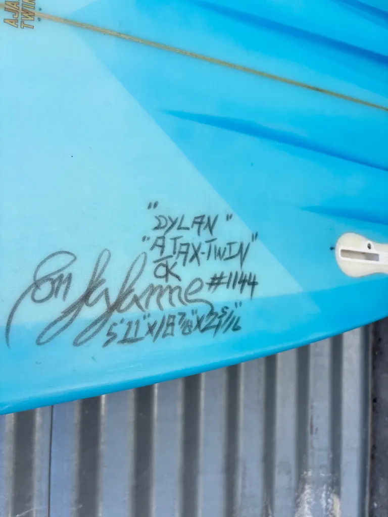 5’11 Twin Pin With Channels By Lalanne Surfboards - Image 5