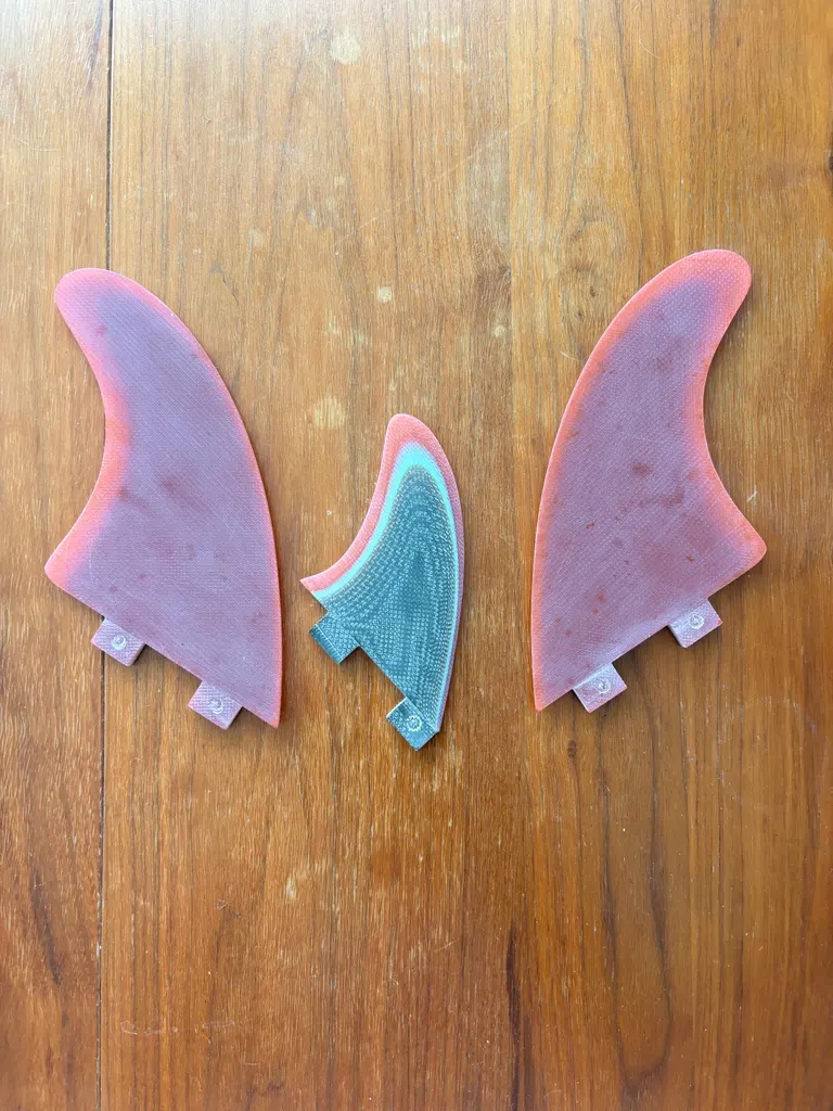 Captain Fin Tyler Warren Twin 2+1 FCS Fins - Image 2