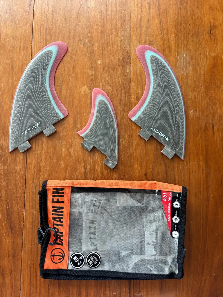 Captain Fin Tyler Warren Twin 2+1 FCS Fins - Image 3