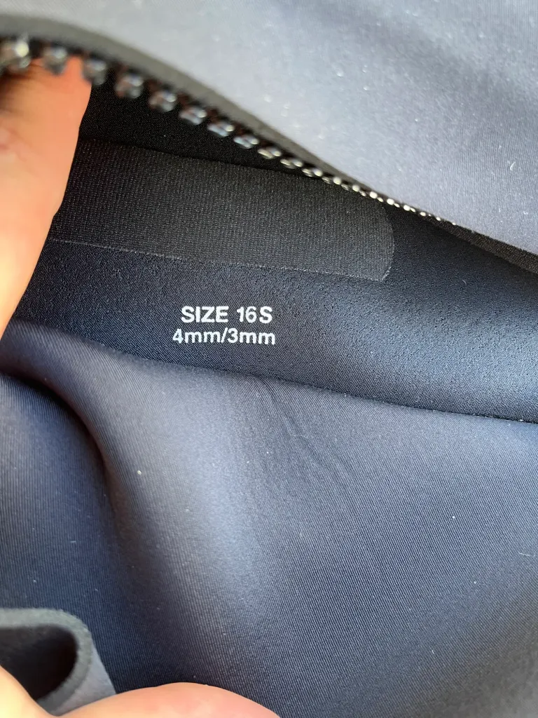 ColbyPlus Wetsuit 4/3 Chest Zip -16S - Image 5