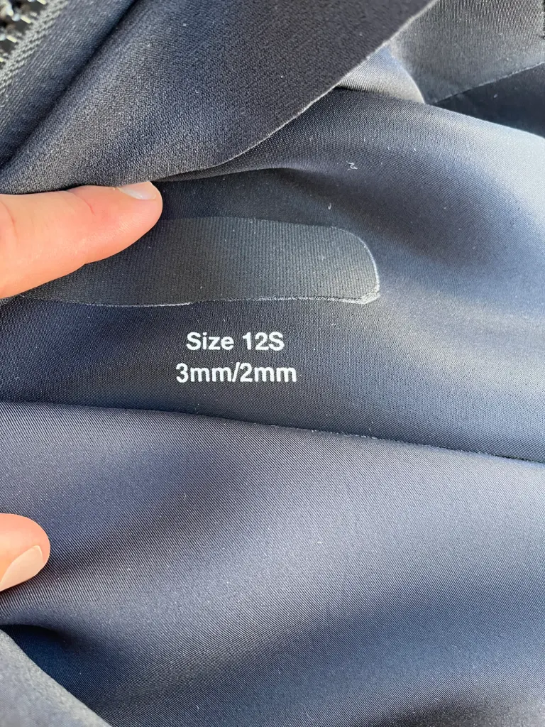 ColbyPlus Wetsuit Chest Zip 3/2 - 12S - Image 5