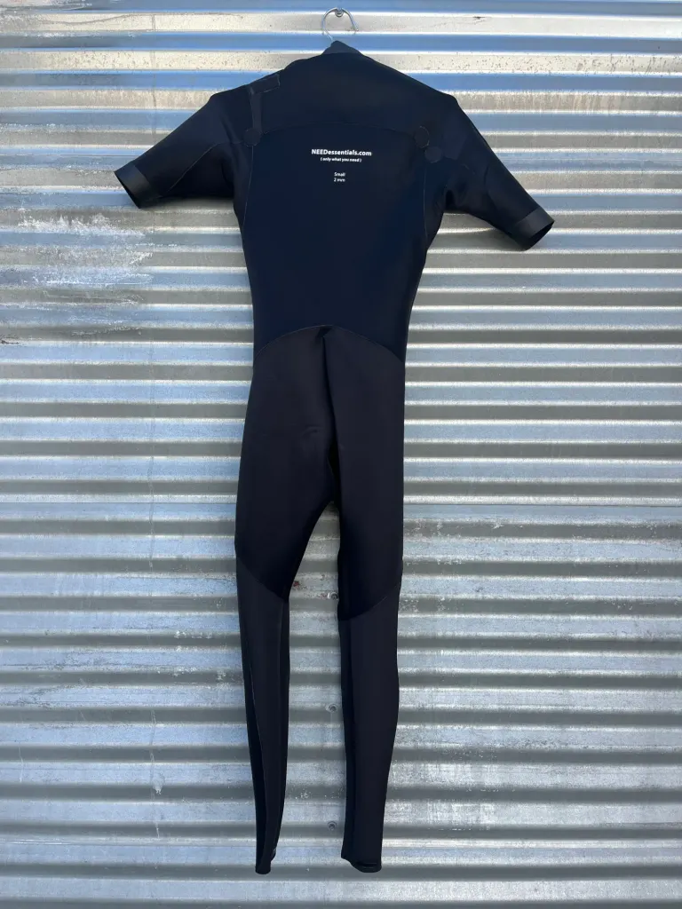 NeedEssentials Wetsuit 2mm Short Sleeve Chest Zip -Small - Image 4