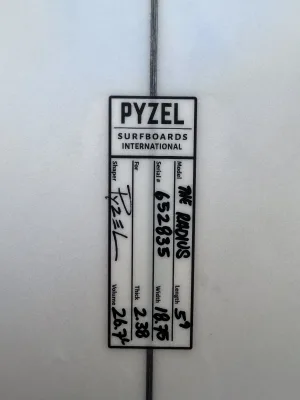 Pyzel Surfboards Radius, 5'9" 26.7 L - Thumbnail 3