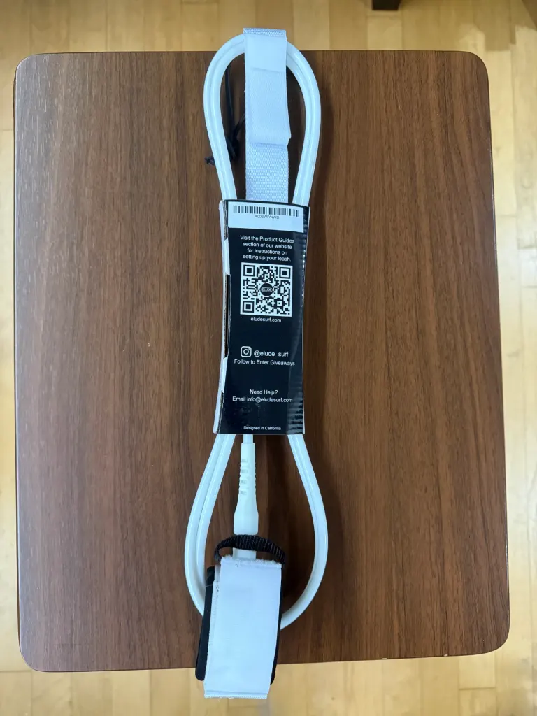 ELUDE 7ft Leash 7mm - White - Image 2