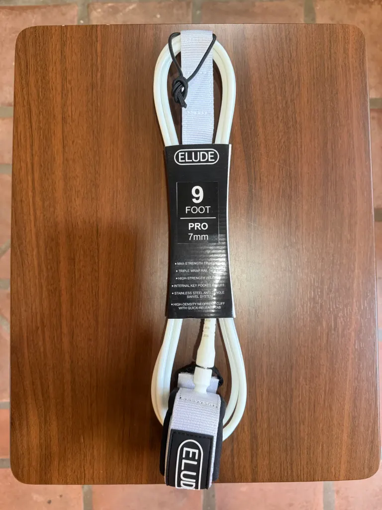 ELUDE 9ft Ankle Leash 7mm - White - Image 1