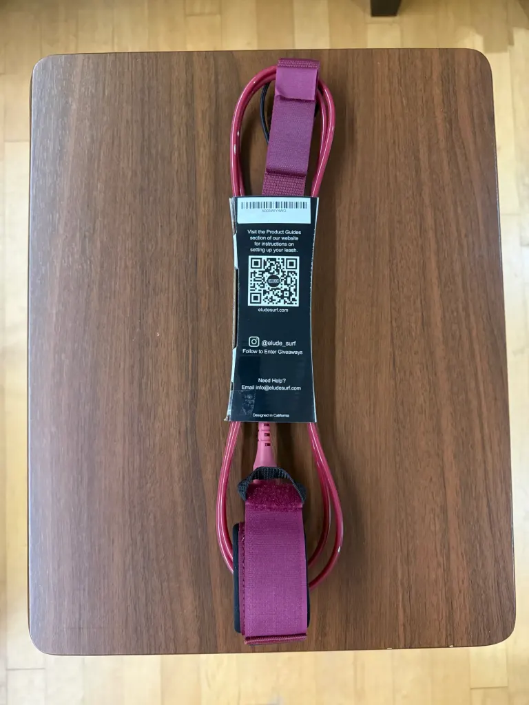 ELUDE 6ft Comp Leash 5mm - Red - Image 2