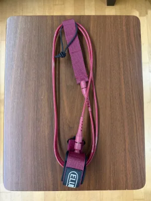 ELUDE 6ft Comp Leash 5mm - Red - Thumbnail 3