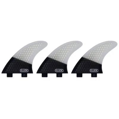 ELUDE Large Fiberglass Hexcore FCS Thruster Fins - Thumbnail 6