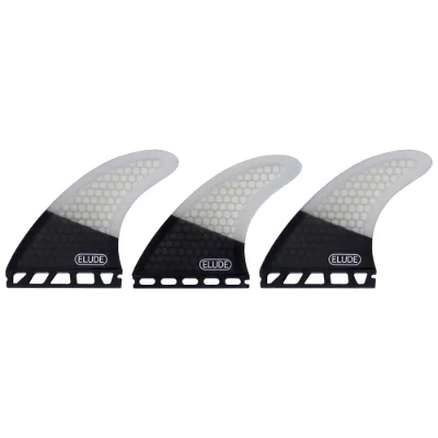 ELUDE Medium Fiberglass Hexcore Futures Thruster Fins - Thumbnail 7