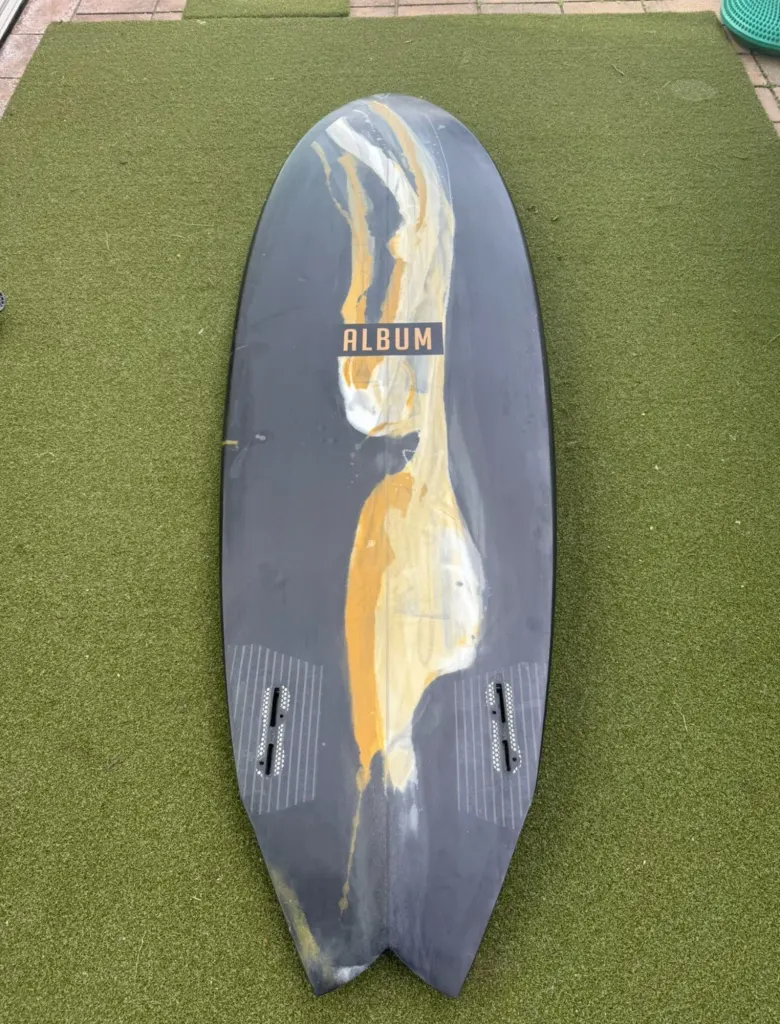 Album Twinsman 5'8" Surfboard — 32L, Like New - Image 2
